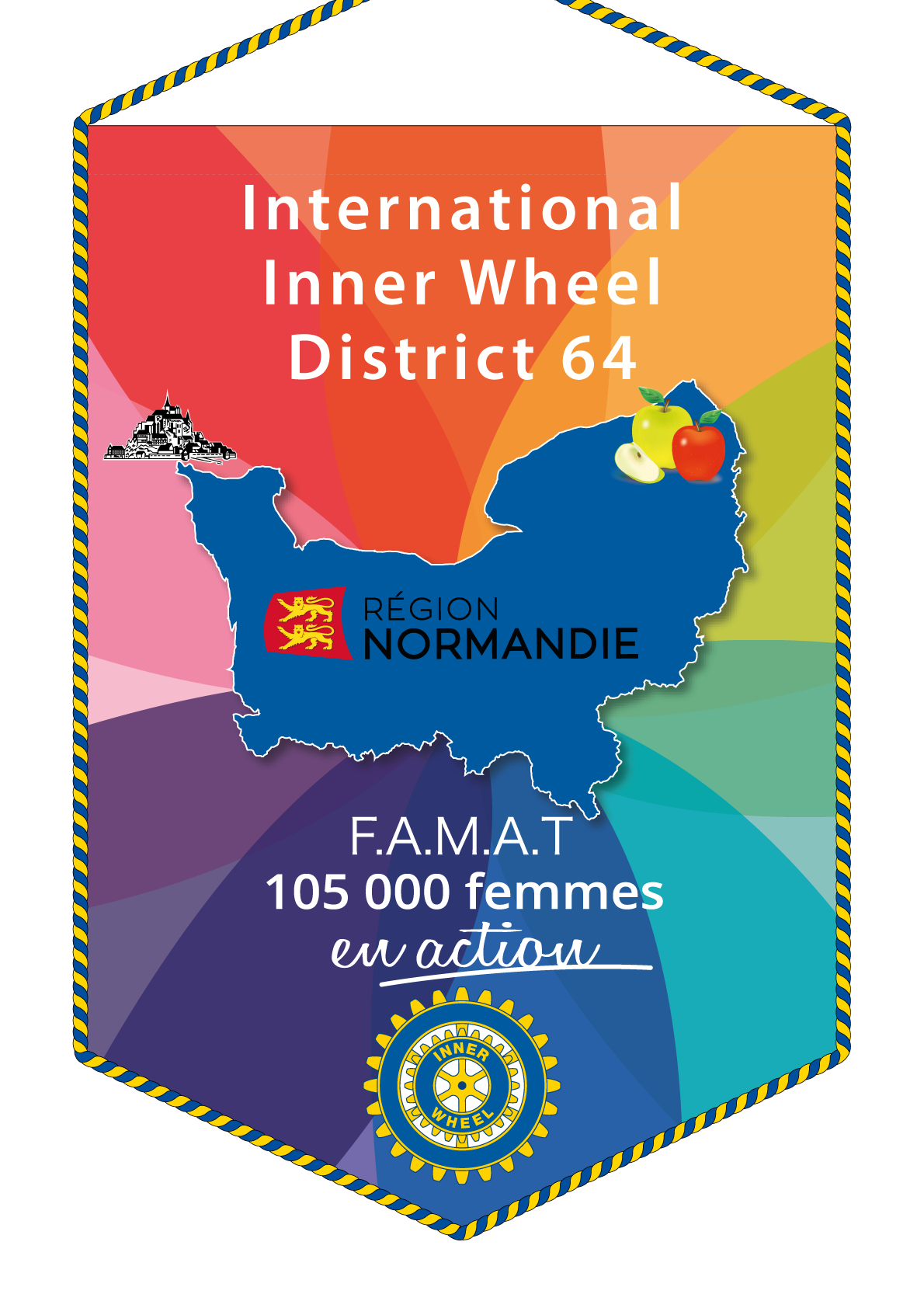 FANION INNER WHEEL DISTRICT 64
