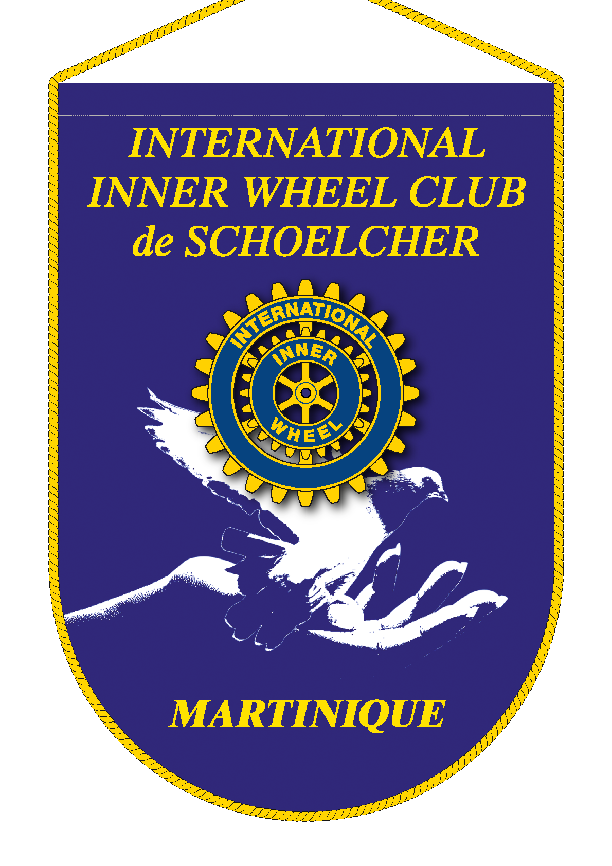 FANION INNER WHEEL CLUB SCHOELCHER