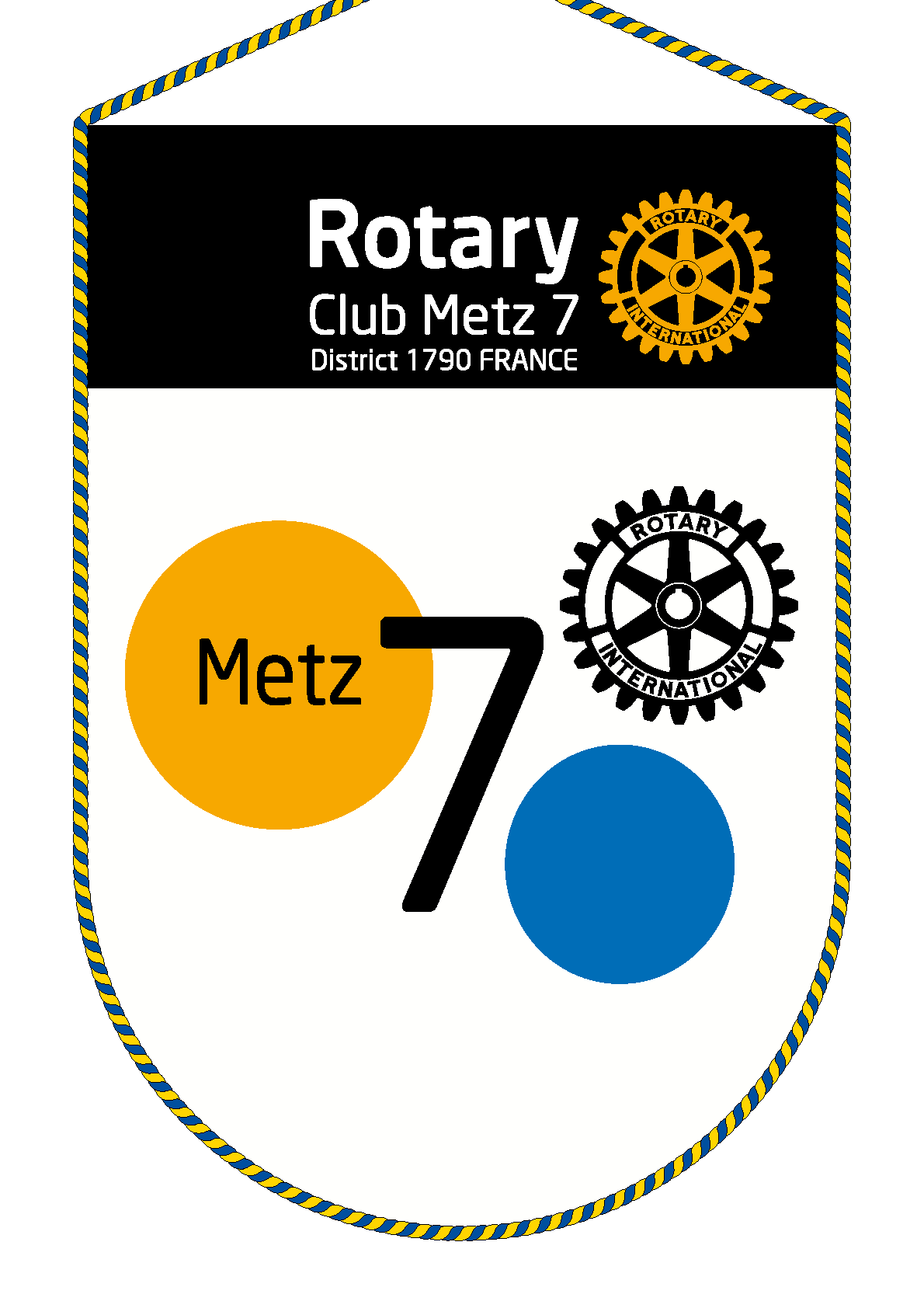 FANION ROTARY CLUB METZ 7