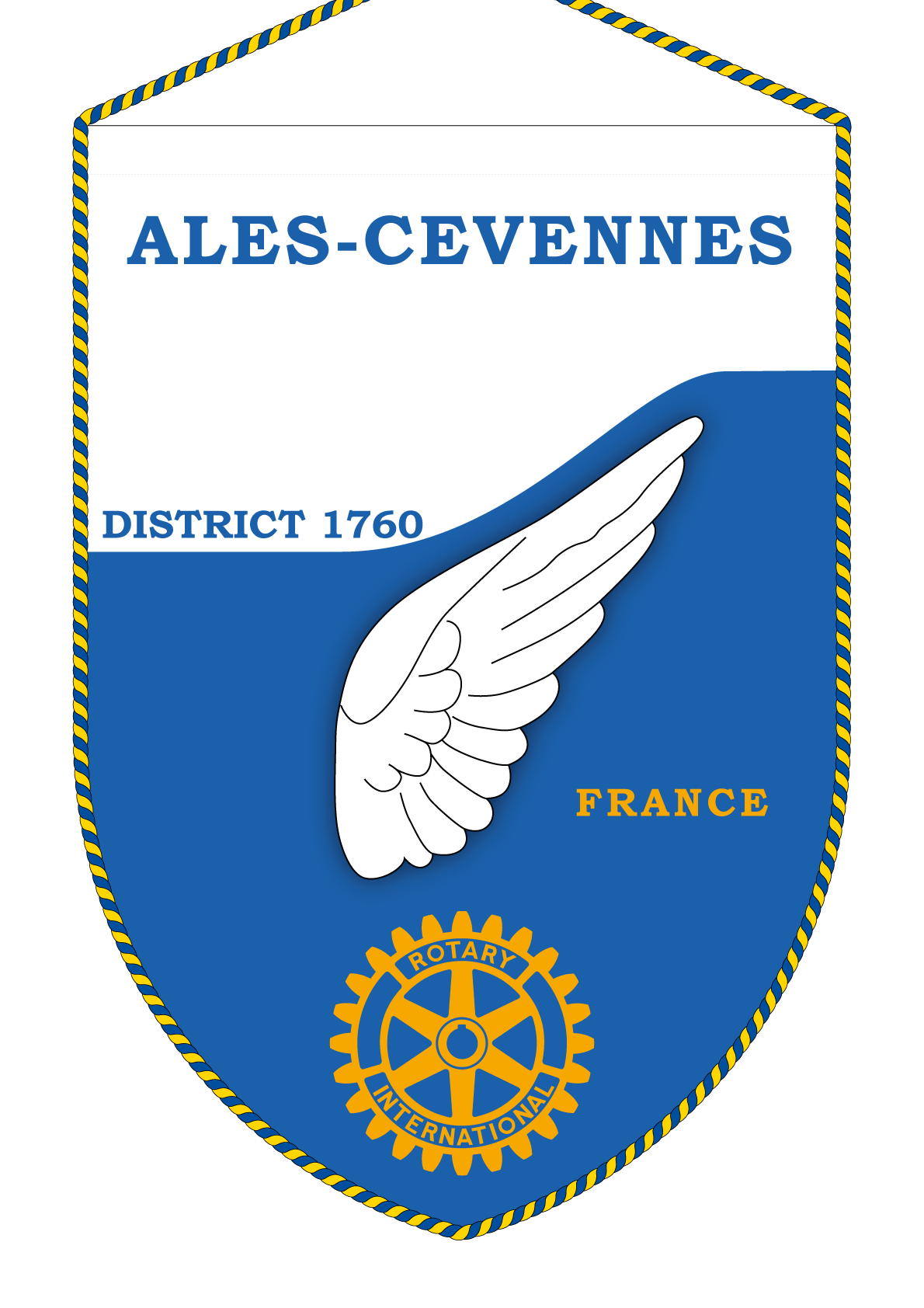 FANION ROTARY CLUB ALES CEVENNES