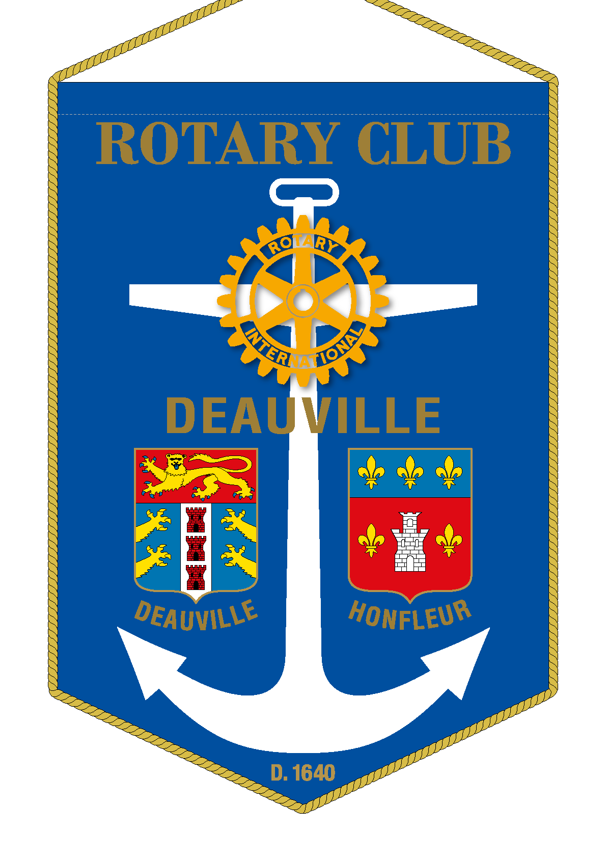 FANION ROTARY CLUB DEAUVILLE