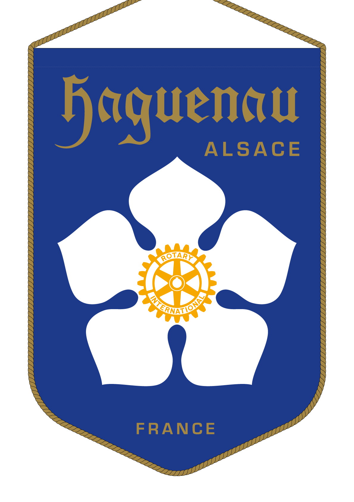 FANION ROTARY CLUB HAGUENAU