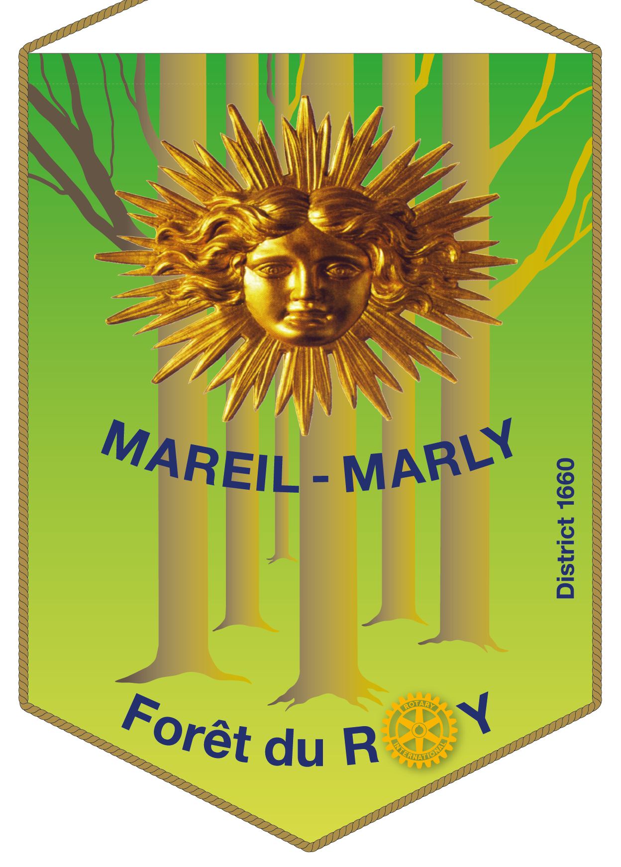FANION ROTARY CLUB MAREUIL MARLY
