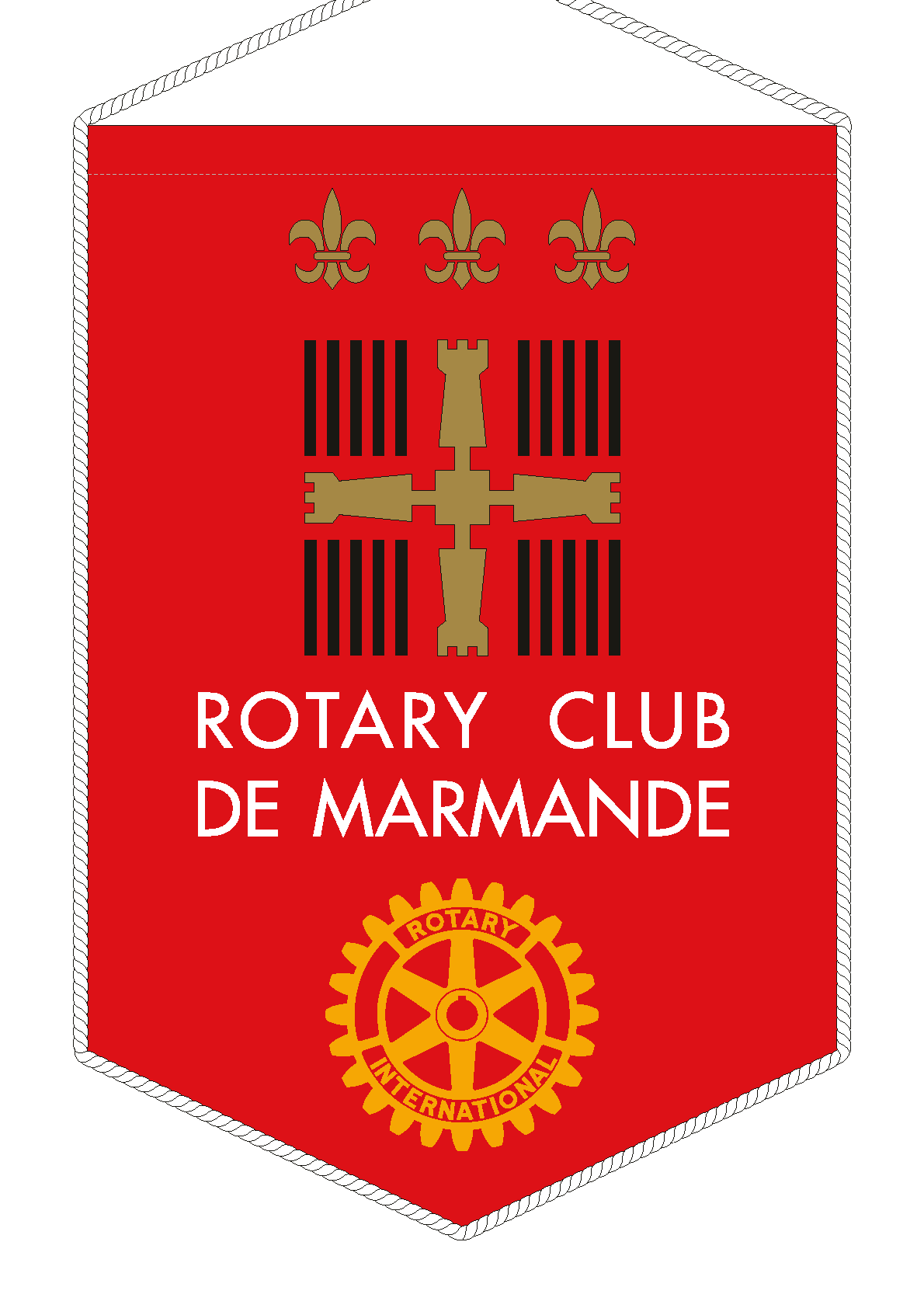 FANION ROTARY CLUB MARMANDE