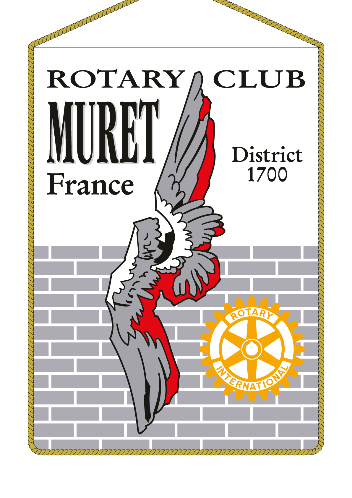 FANION ROTARY CLUB MURET