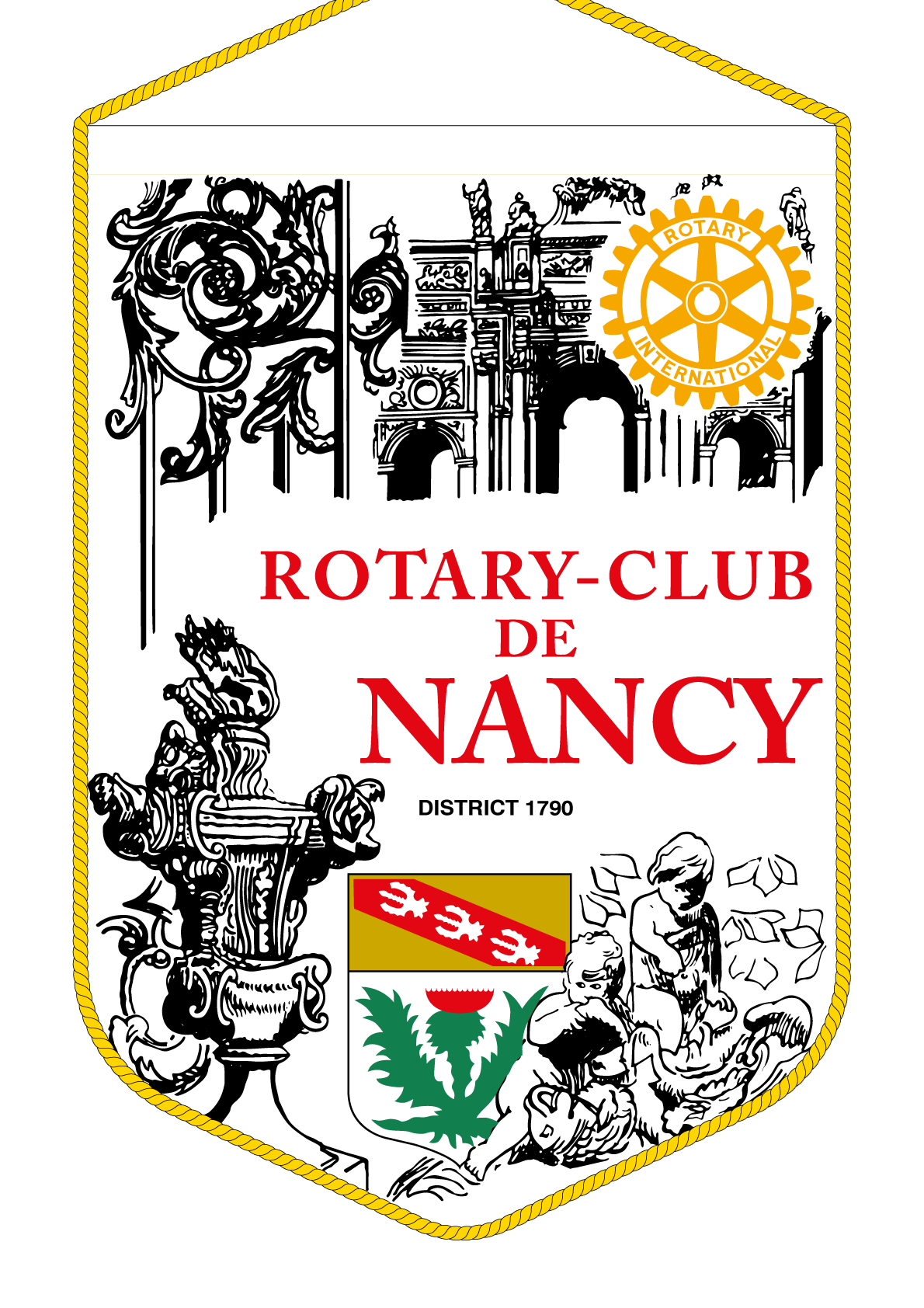 FANION ROTARY CLUB NANCY