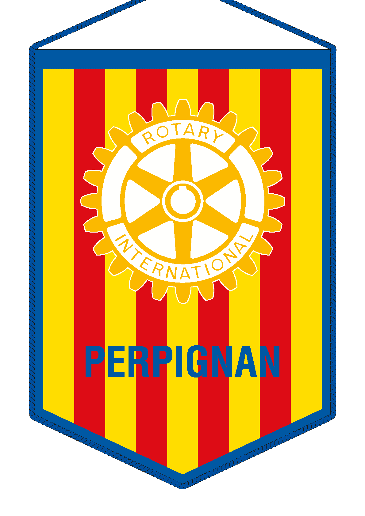 FANION ROTARY CLUB PERPIGNAN