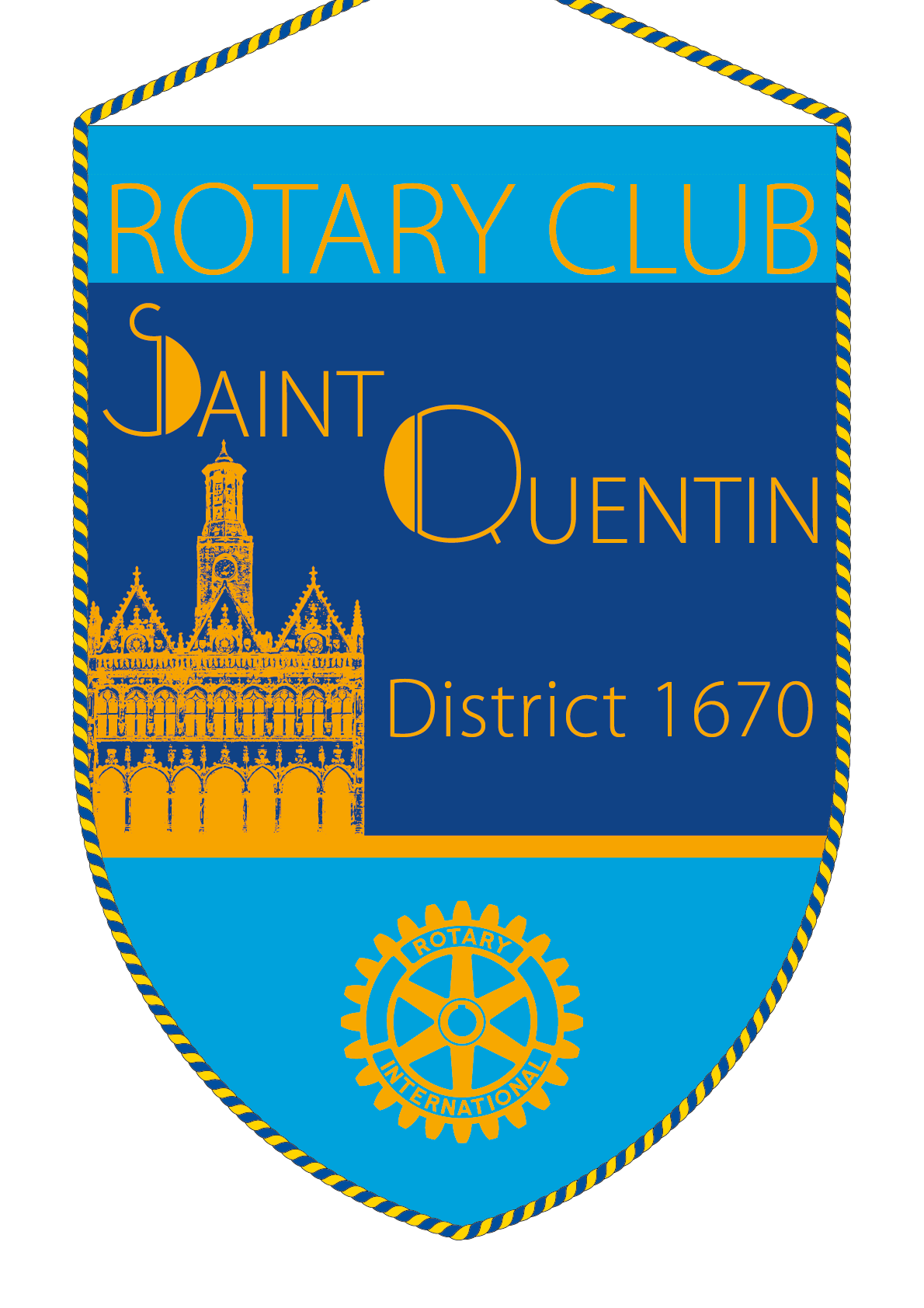 FANION ROTARY CLUB SAINT QUENTIN