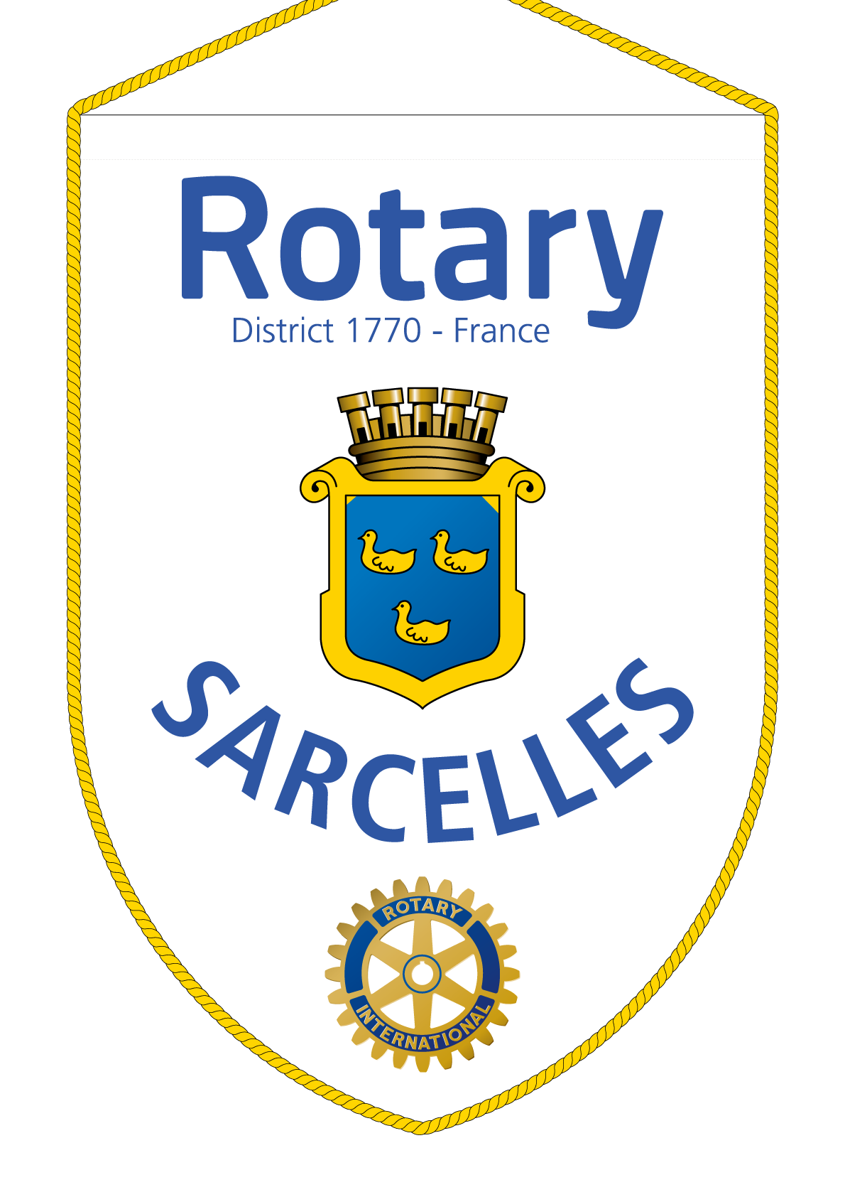 FANION ROTARY CLUB SARCELLES