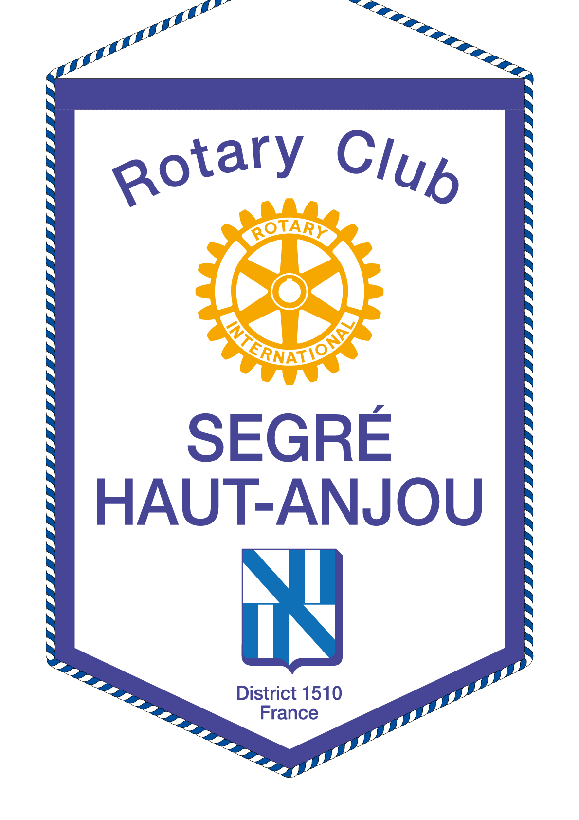 FANION ROTARY CLUB SEGRE HAUT ANJOU