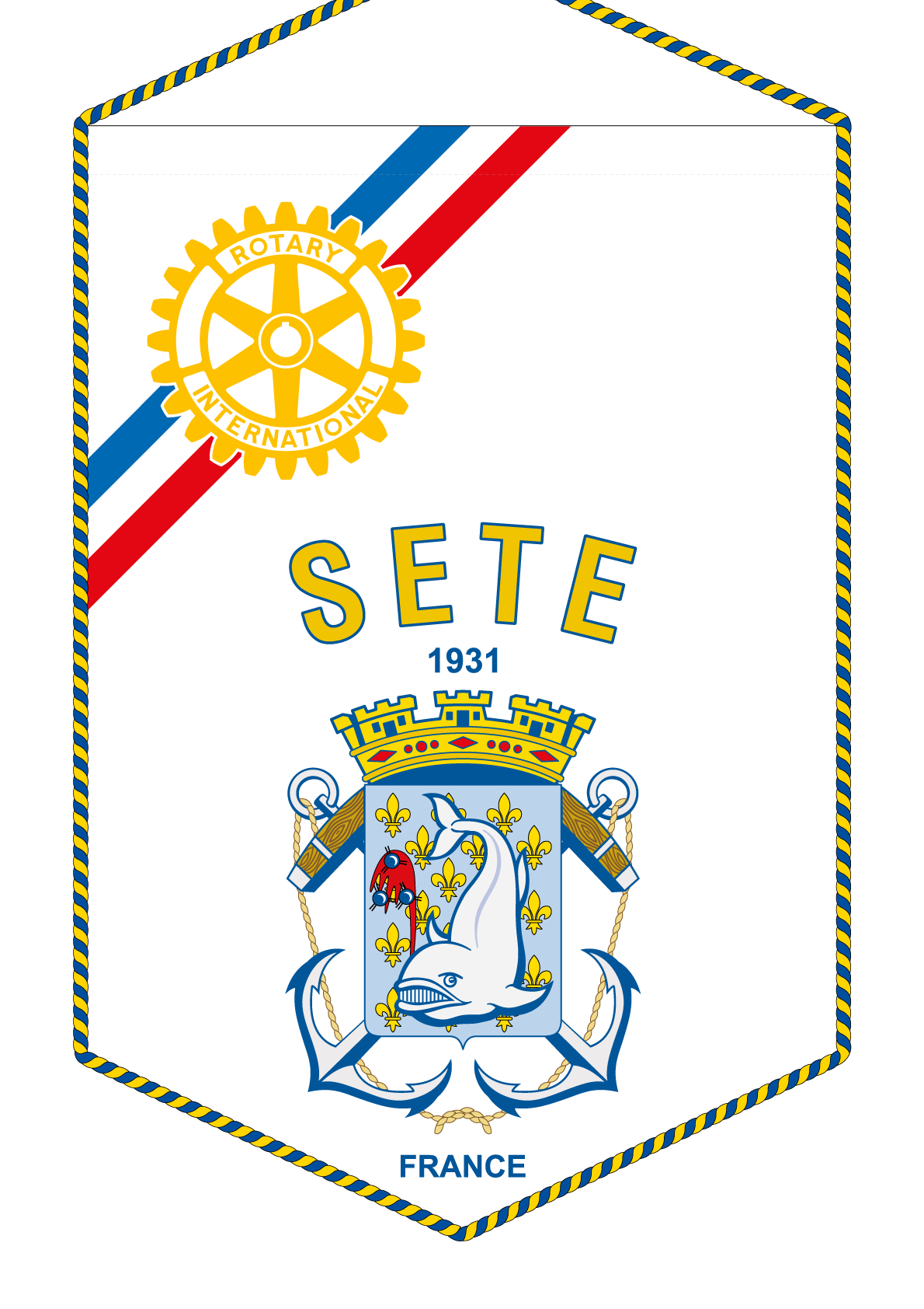 FANION ROTARY CLUB SETE