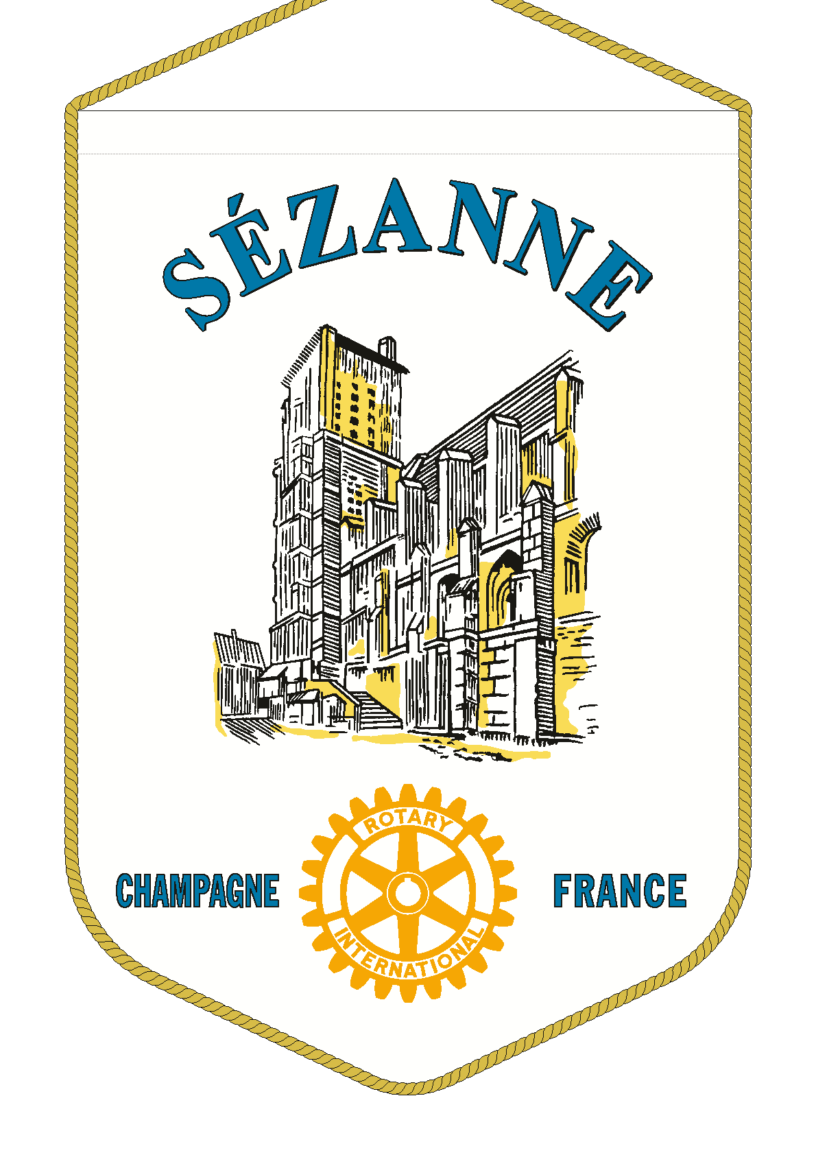 FANION ROTARY CLUB SEZANNE