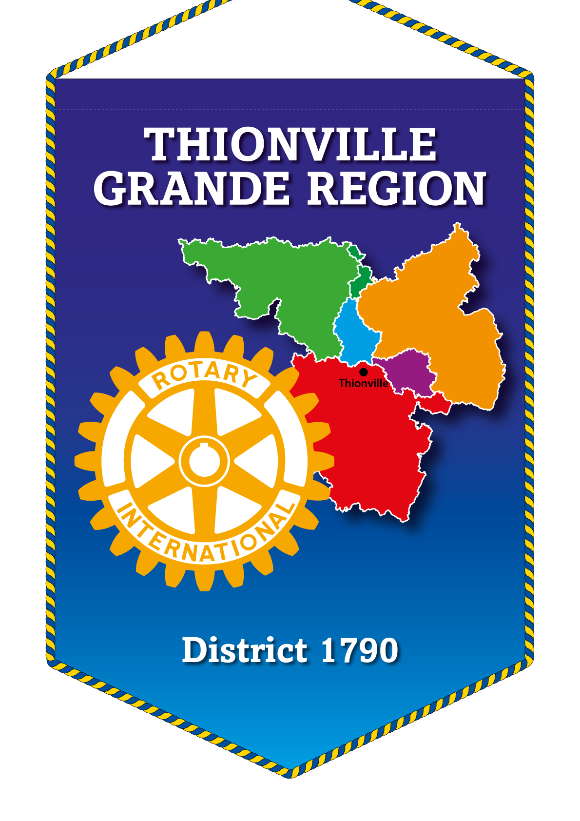FANION ROTARY CLUB THIONVILLE GRANDE REGION