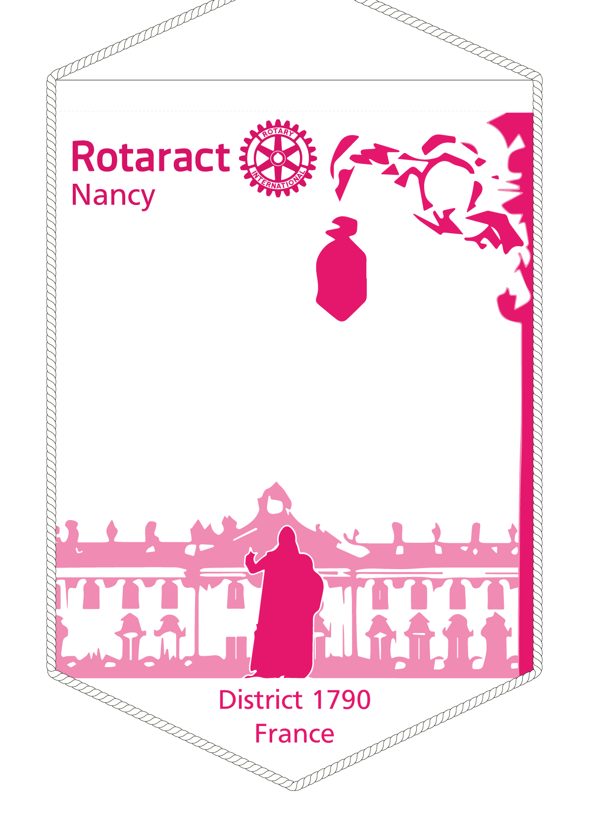 FANION ROTARACT CLUB NANCY
