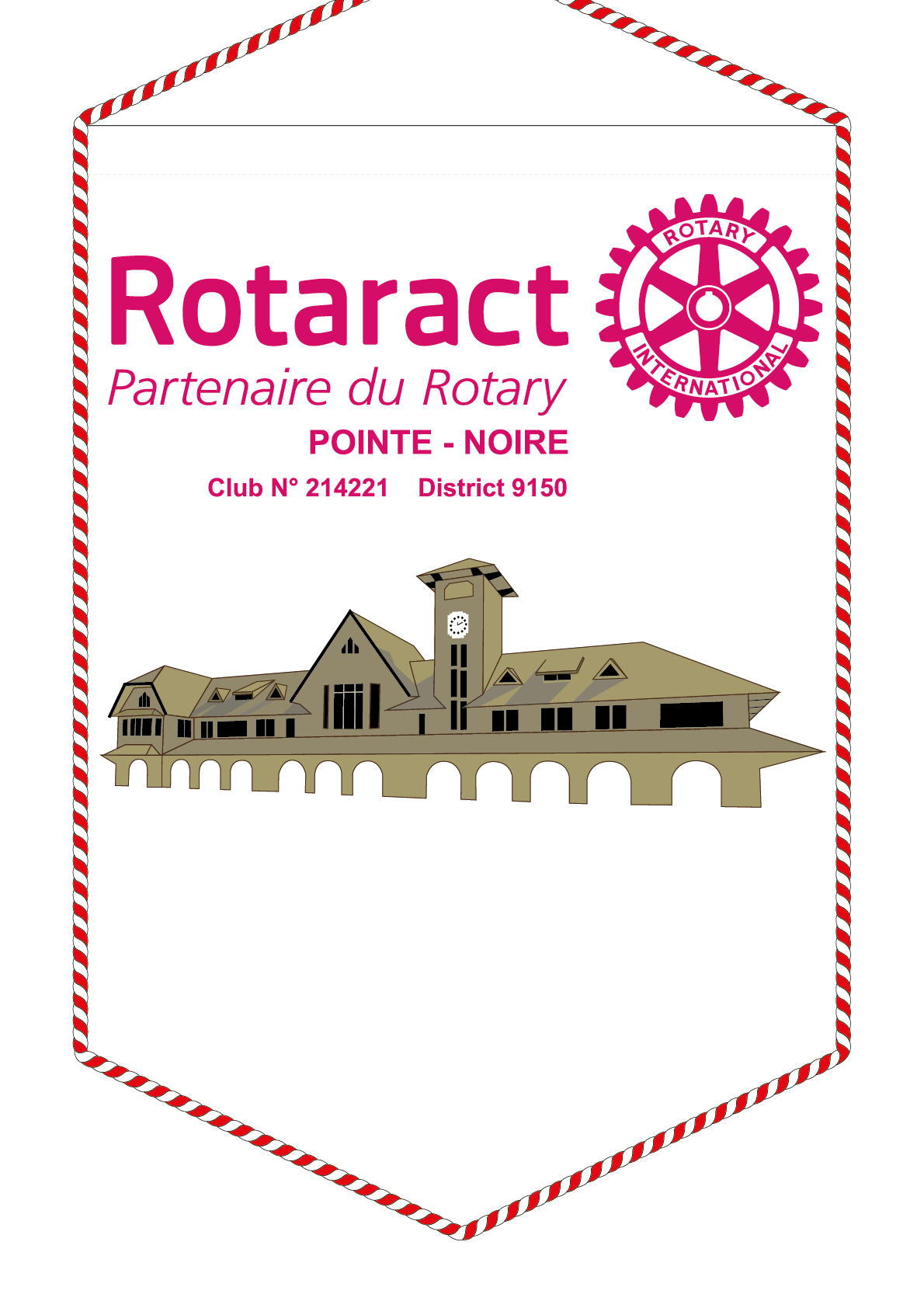 FANION ROTARACT CLUB POINTE NOIRE